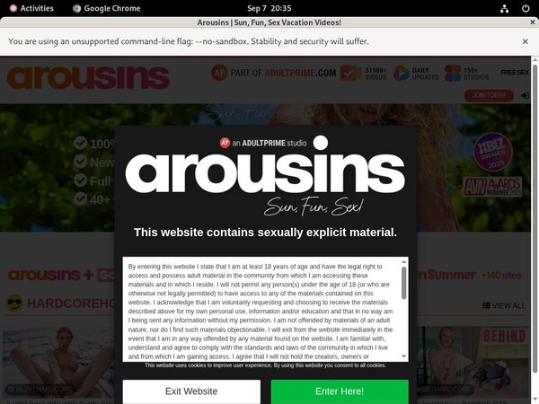 Arousins.com Join By Direct Pay
