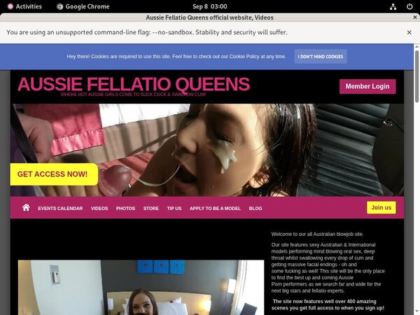 AussieFellatioQueens Free Account Login