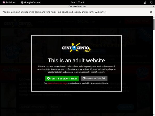 Centoxcento Filme