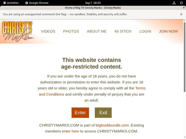 Christymarks.com Password Info