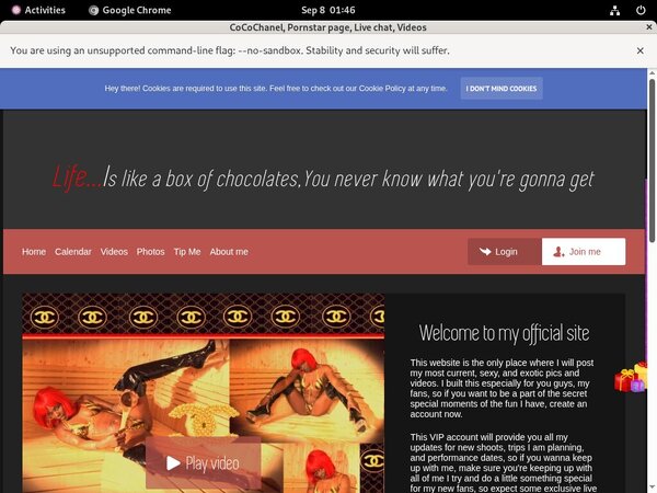 CoCoChanel Hacked Account
