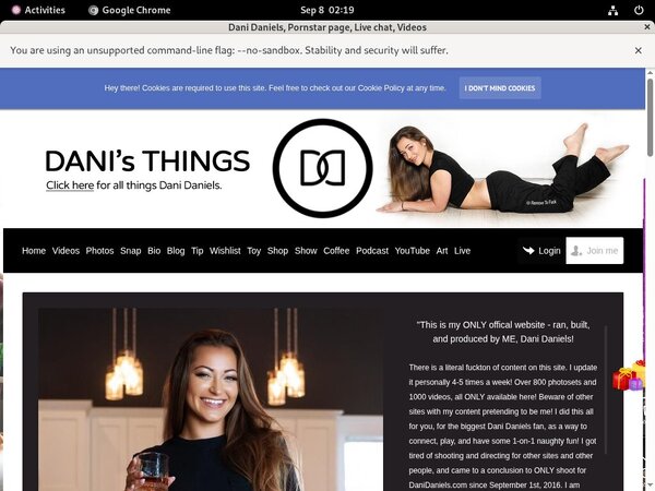 Danidaniels.com Tv