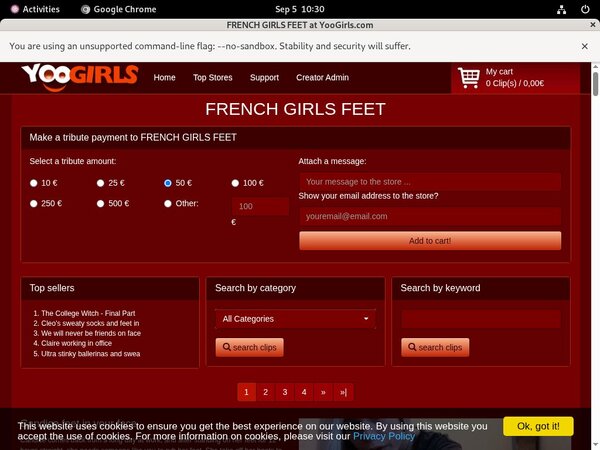 FRENCH GIRLS FEET Login Generator