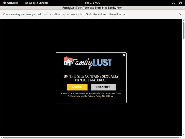 Family Lust Discount Sign Up