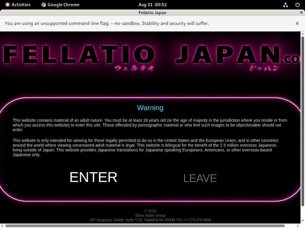 Fellatio Japan With European Credit Card
