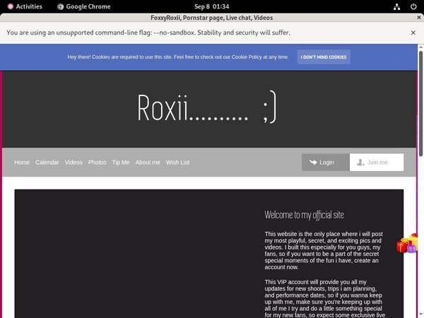 FoxxyRoxii Hacked Accounts
