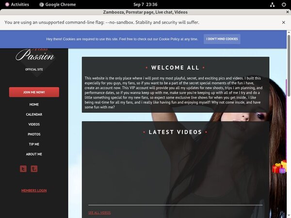 Free Accounts Zambooza.modelcentro.com