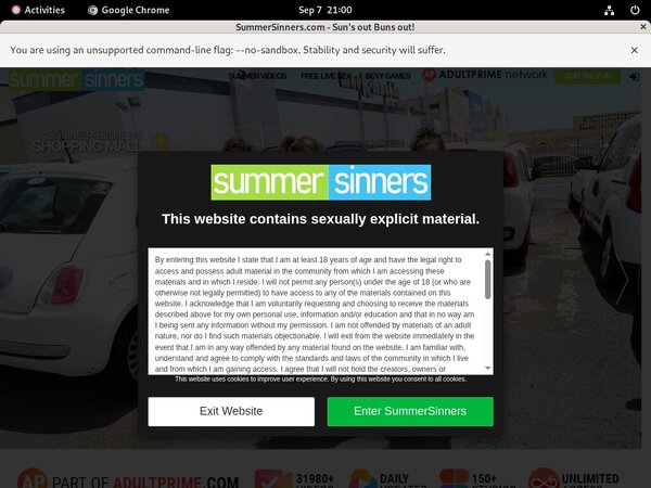 Free Summersinners Account Discount