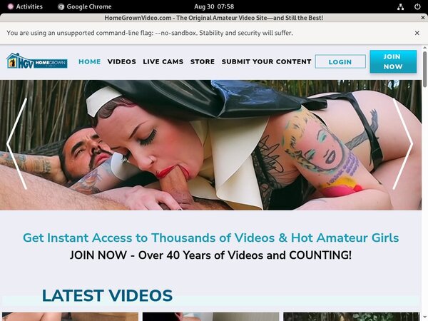 Homegrown Video Paypal Trial