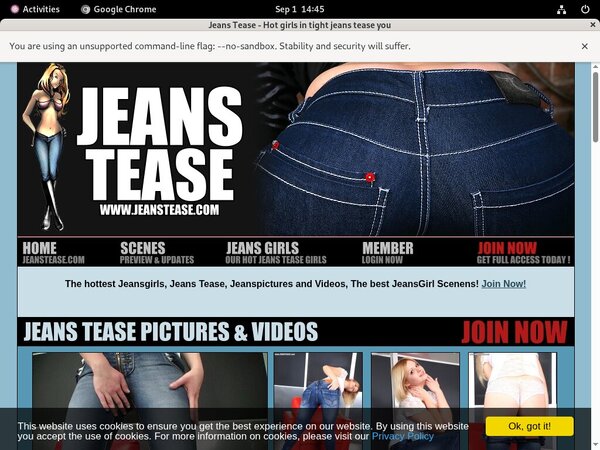 Jeans Tease Tv