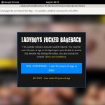 Ladyboys Fucked Bareback Working Accounts