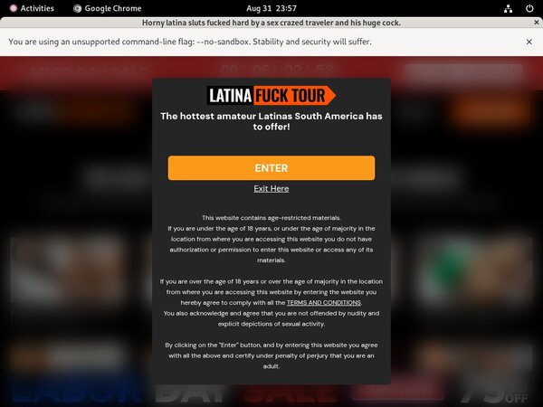 Latina Fuck Tour Reduced Rate