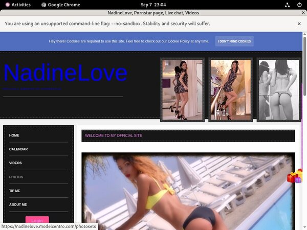 Nadinelove.modelcentro.com All Videos