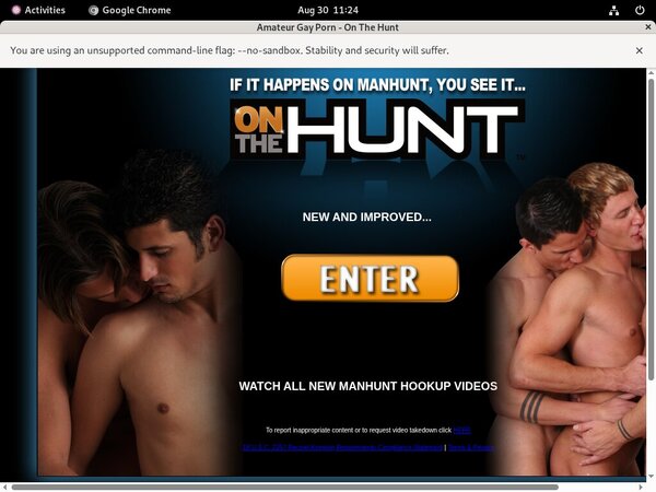 Onthehunt.com Signup Page