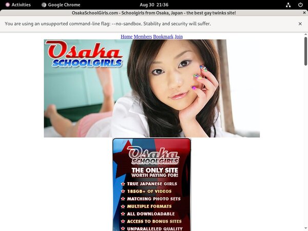 Osakaschoolgirls.com Free Memberships
