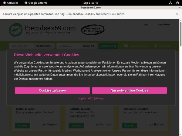 Pinadeluxe.de Mobile Account