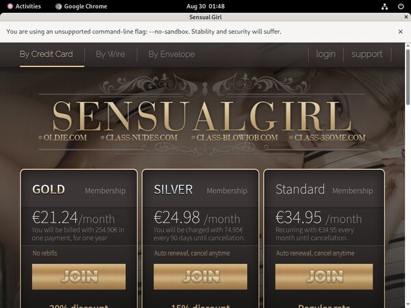 Sensual Girl Logon