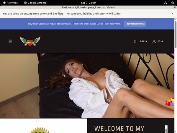 Signup Liveloverock Paypal