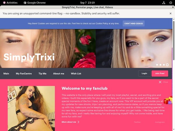 SimplyTrixi Porn Site