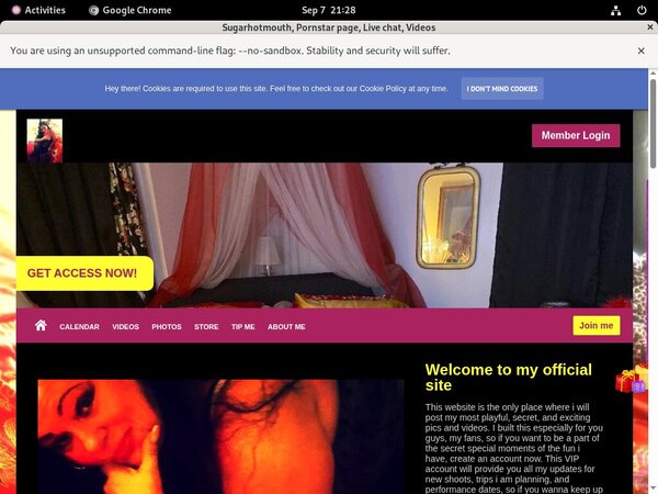 Sugarhotmouth.com Desktop