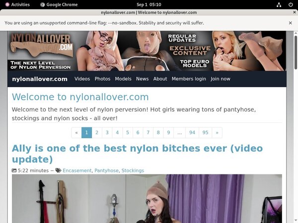 Tumblr Nylonallover.com