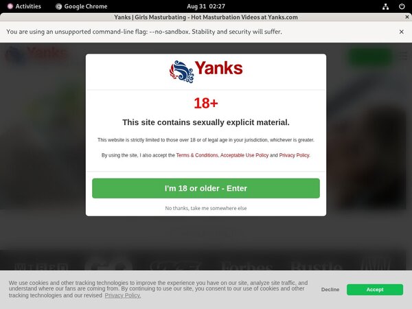 Yanks Sign Up Discount