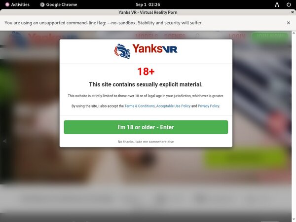 Yanks VR Premium Account Login