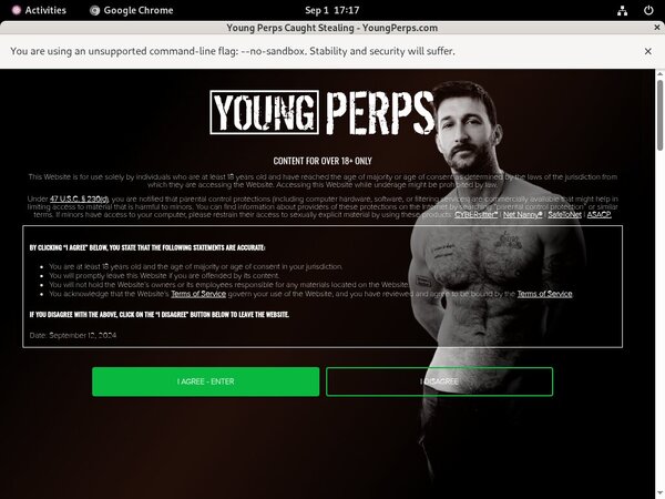 Young Perps Discount Signup