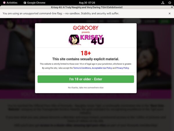 Krissy4u.com Checkout Page