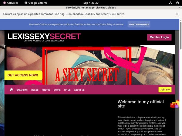 Lexissexysecret.modelcentro.com X